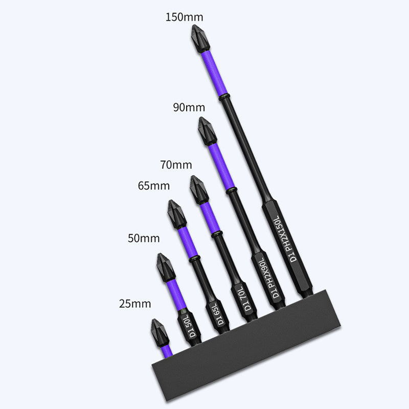 Magnetic PH2 Screwdriver Bits – Anti-Slip, Rustproof, and Ultra-Durable (25–150 mm)