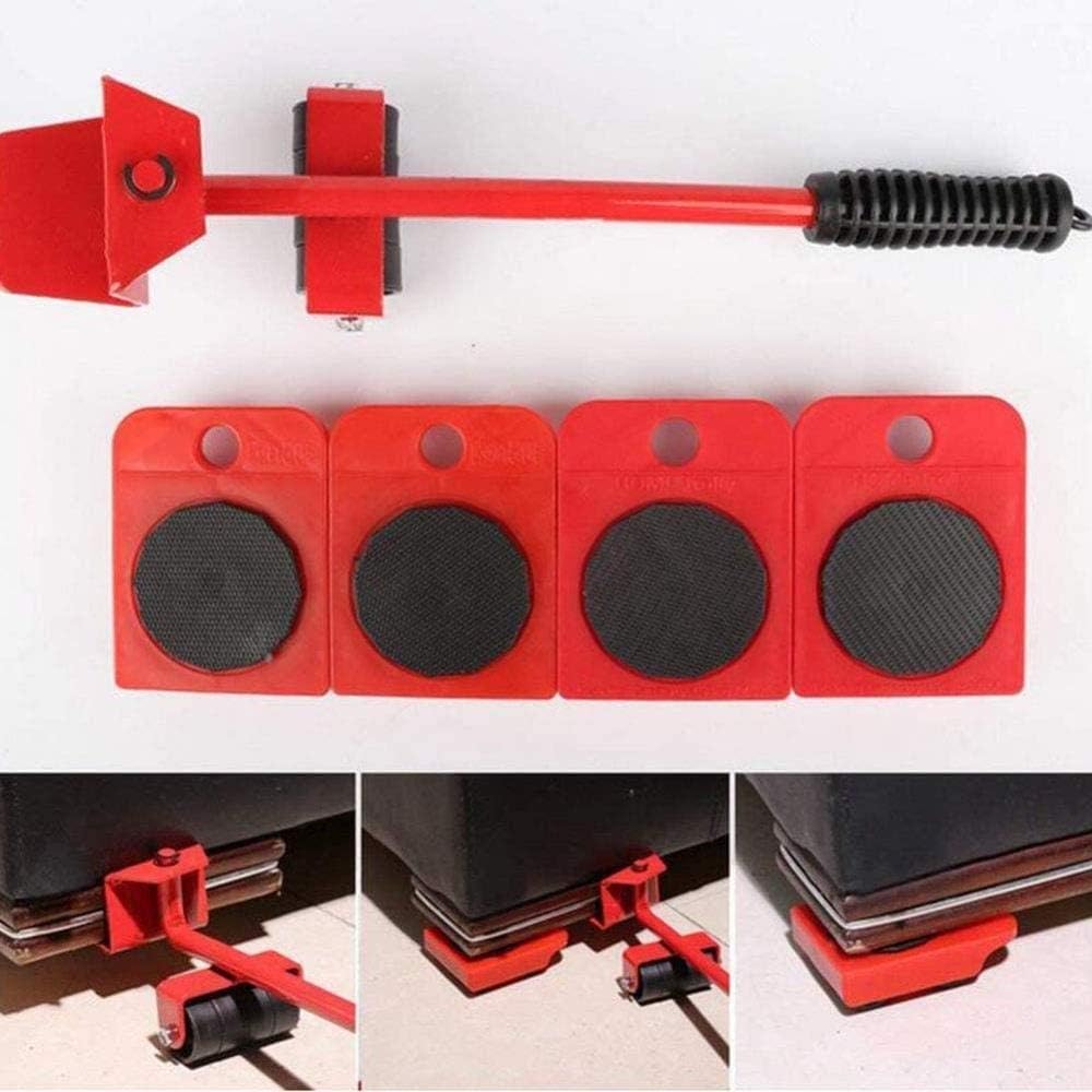 Kit de 4 piezas para levantar y mover muebles pesados - Levante hasta 150 kg sin esfuerzo