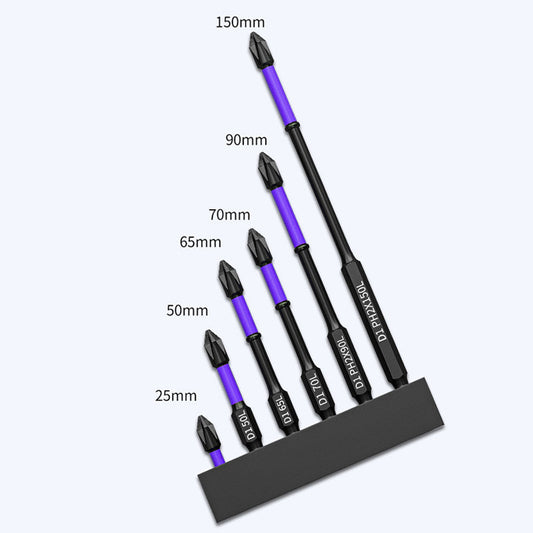 Magnetiska PH2-skruvmejselbits - halkfria, rostfria och extremt tåliga (25-150 mm)