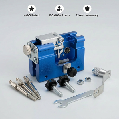 Slibesæt til kædesav (3 hoveder)